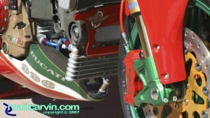 2001 996 SPS Detail: The attention to detail on this 2001 Ducati 996 SPS is stunning.